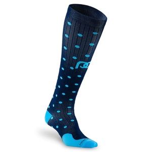 PRO Compression Marathon Navy Dot socks • Size L/XL • NWT